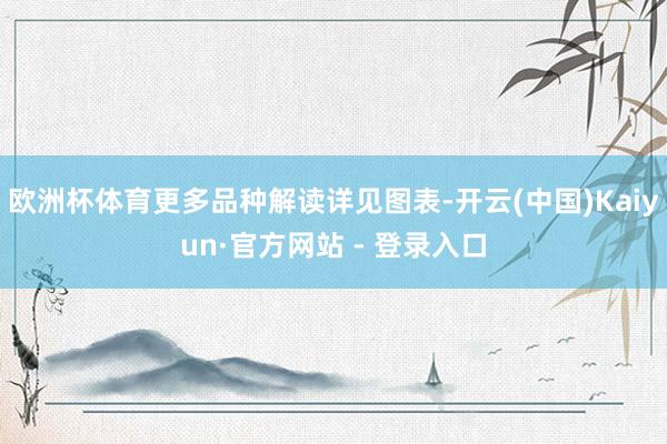 欧洲杯体育更多品种解读详见图表-开云(中国)Kaiyun·官方网站 - 登录入口